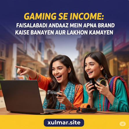 Gaming Se Income: Faisalabadi Andaaz Mein Apna Brand Kaise Banayen Aur Lakhon Kamayen